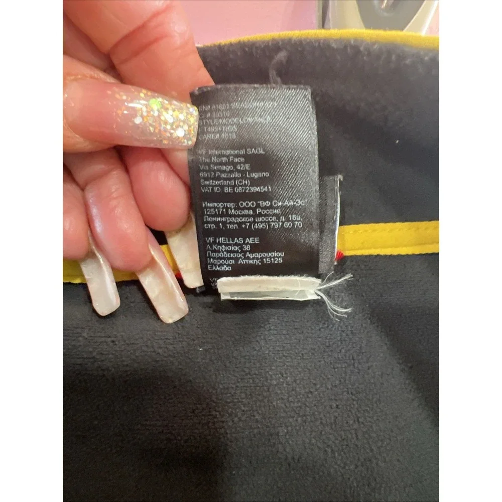 The North Face Men's Pull-Over Jacket -‎ Vintage Yellow & Gray -large 474
